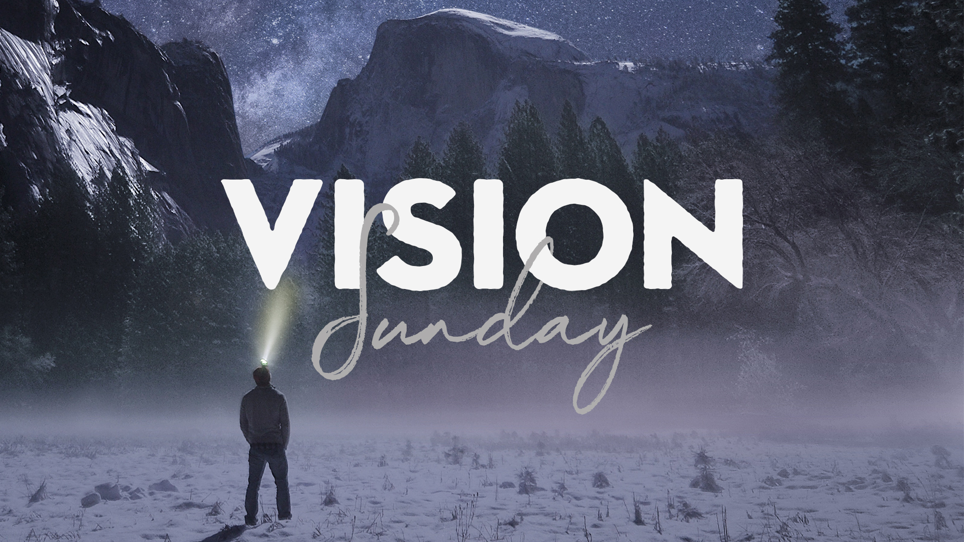 Vision Sunday - Picture of Man In A Snowy Landscape