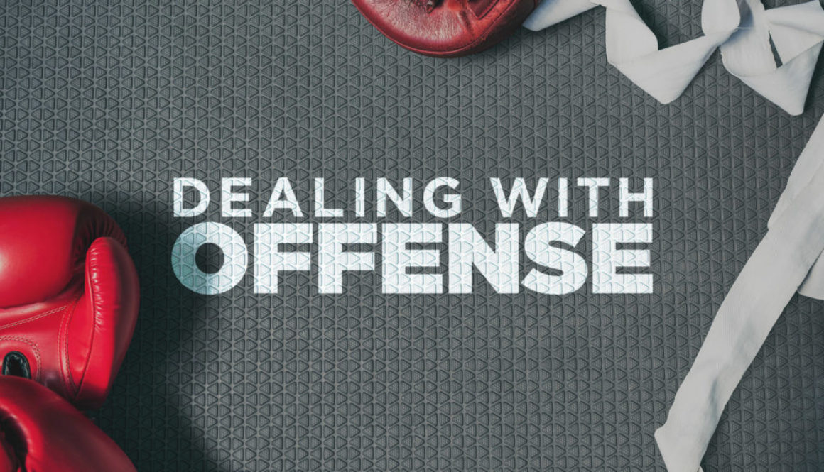 Dealing With Offense Banner - Picture of Boxing Gloves