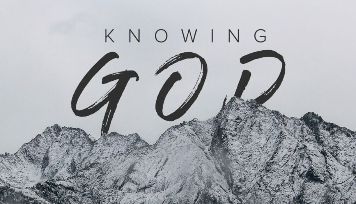 Knowing God Banner - Mountains