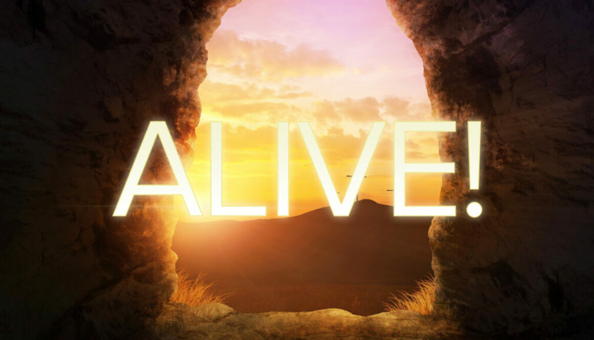 Alive Bold Logo - 3 Crosses on the Horizon